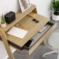 Γραφείο εργασίας Cowork Megapap από μελαμίνη χρώμα φυσικό οξιάς 94x50x91εκ.