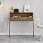 Γραφείο εργασίας Cowork Megapap χρώμα ανοιχτό καρυδί 94x50x91εκ.