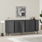 Μπουφές μελαμίνης Dune Megapap χρώμα ανθρακί 184x35x77,4εκ.