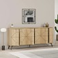 Μπουφές μελαμίνης Dune Megapap χρώμα φυσικό οξιάς 184x35x77,4εκ.