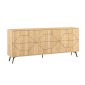 Μπουφές μελαμίνης Dune Megapap χρώμα φυσικό οξιάς 184x35x77,4εκ.