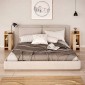 Κομοδίνο μελαμίνης Elos Megapap σετ 2 τεμαχίων χρώμα sapphire oak 25x27x60εκ.