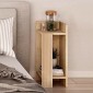 Κομοδίνο μελαμίνης Elos Megapap σετ 2 τεμαχίων χρώμα sapphire oak 25x27x60εκ.