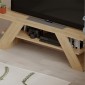 Έπιπλο τηλεόρασης Farfalla Megapap χρώμα sapphire oak 120x33,5x40εκ.