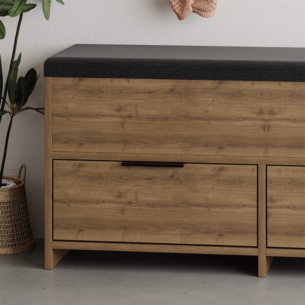 Παπουτσοθήκη Cove Megapap χρώμα ανοιχτό καφέ 106x34x51,5εκ.