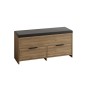 Παπουτσοθήκη Cove Megapap χρώμα ανοιχτό καφέ 106x34x51,5εκ.