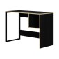 Γραφείο εργασίας Cubo Megapap χρώμα black wood 110x50x75εκ.