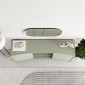 Μπουφές Frem Megapap χρώμα ash green 150x40x81εκ.