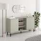 Μπουφές Frem Megapap χρώμα ash green 150x40x81εκ.