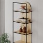 Βιβλιοθήκη Archy Megapap χρώμα sapphire oak 53x31,7x180εκ.