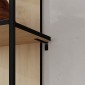 Βιβλιοθήκη Archy Megapap χρώμα sapphire oak 53x31,7x180εκ.