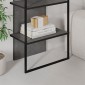 Βιβλιοθήκη Archy Megapap χρώμα γκρι ρετρό 53x31,7x180εκ.