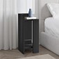 Κομοδίνο Elos Megapap αριστερό χρώμα black wood 25x27x60εκ.