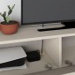 Έπιπλο τηλεόρασης επιτοίχιο Francy Megapap χρώμα sandstone 135x31,7x25εκ.
