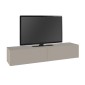 Έπιπλο τηλεόρασης επιτοίχιο Francy Megapap χρώμα sandstone 135x31,7x25εκ.