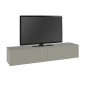 Έπιπλο τηλεόρασης επιτοίχιο Francy Megapap χρώμα ash green 135x31,7x25εκ.