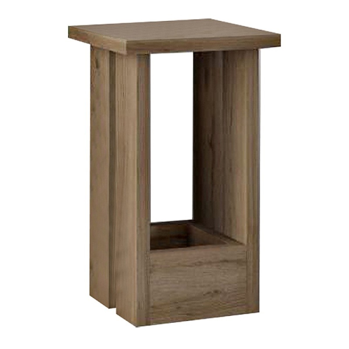 Τραπεζάκι βοηθητικό Tasos Megapap χρώμα sepet oak 30x30x50,3εκ.