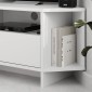Έπιπλο τηλεόρασης γωνιακό Viva Megapap χρώμα λευκό 95,7x35,4x45εκ.