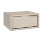 Κομοδίνο επιτοίχιο Eco Megapap χρώμα sandstone - light oak 40x33x18,5εκ.