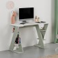 Γραφείο εργασίας Papillon Megapap χρώμα ash green - λευκό 106x50x75εκ