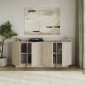 Μπουφές Dorma Megapap χρώμα travertine 180x45x80,2εκ.