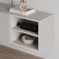 Έπιπλο τηλεόρασης επιτοίχιο Conrad Megapap χρώμα sandstone 140x35x38εκ.