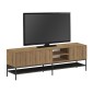 Έπιπλο τηλεόρασης Amira Megapap χρώμα καρυδί Ud - black wood 180x35x55εκ.