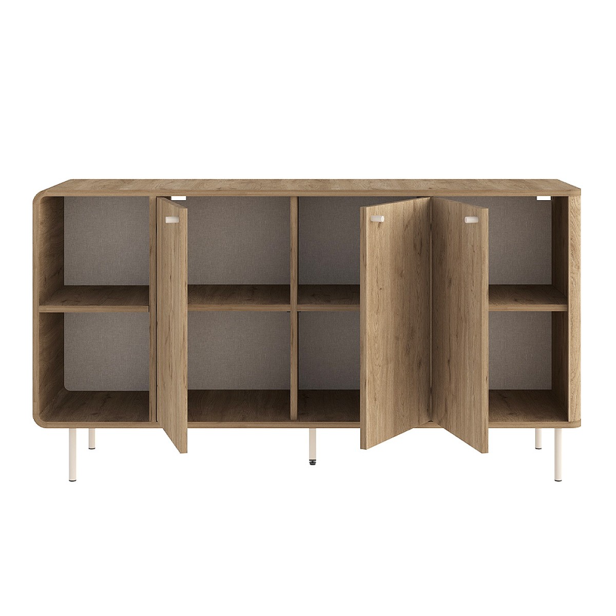 Μπουφές Colia Megapap χρώμα sepet oak 150x44x80εκ.