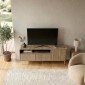 Έπιπλο τηλεόρασης Colia Megapap χρώμα sepet oak 140,3x34x55,7εκ.