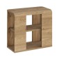 Τραπεζάκι βοηθητικό Colia Megapap χρώμα sepet oak 58x25x50εκ.