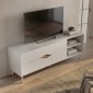 Έπιπλο τηλεόρασης Marquise Megapap χρώμα sandstone 150x35x56εκ.