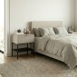 Κομοδίνο Melis Megapap χρώμα sandstone 45x35x56,4εκ.