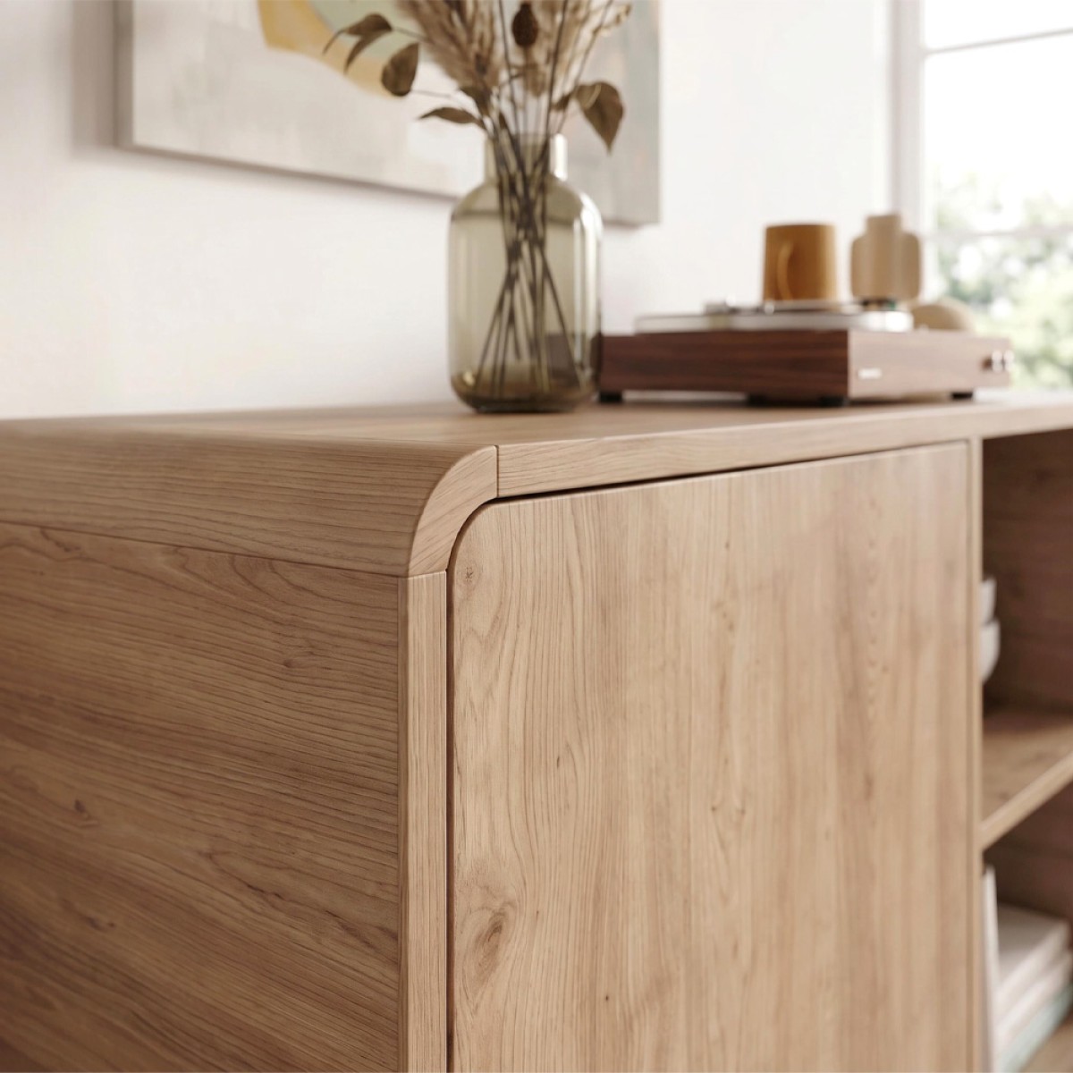 Μπουφές Doro Megapap χρώμα sepet oak 150,2x39x81εκ.