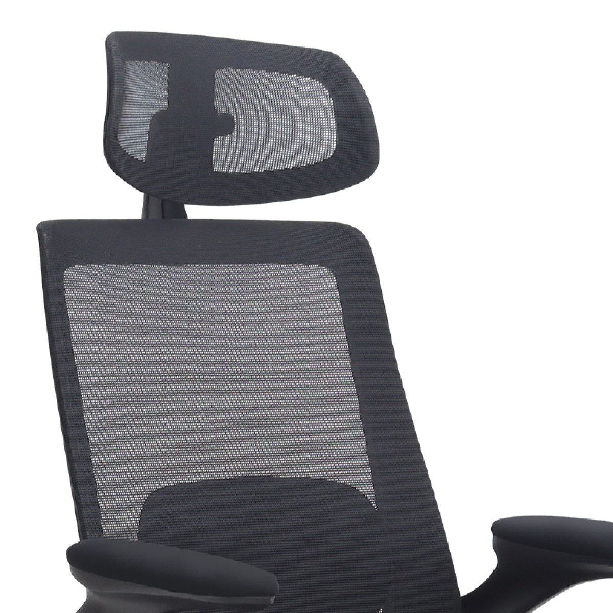 Καρέκλα γραφείου διευθυντική Belora Megapap με ύφασμα Mesh χρώμα μαύρο 63,5x62x117/127εκ.