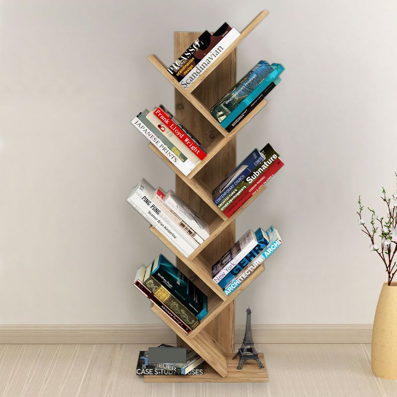 Βιβλιοθήκη Milton Megapap χρώμα pine oak 44x22x121εκ.