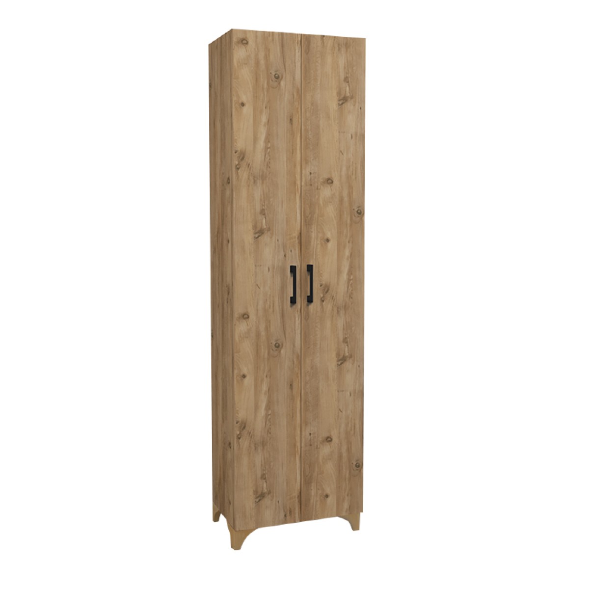 Ντουλάπα - Παπουτσοθήκη μελαμίνης Lilly Megapap χρώμα pine oak 49x32x178εκ.