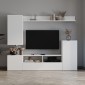 Σύνθεση τηλεόρασης Rodos Megapap χρώμα λευκό 210,2x36x90,4εκ.