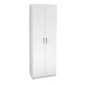 Παπουτσοθήκη Renso Megapap δίφυλλη χρώμα λευκό 59,8x37,8x178,5εκ.