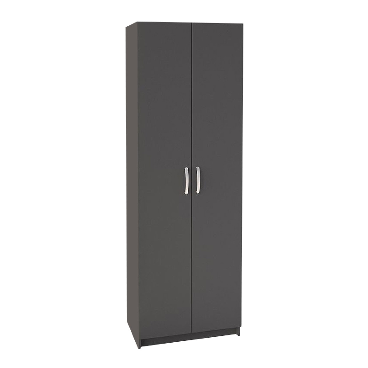 Παπουτσοθήκη Renso Megapap δίφυλλη χρώμα ανθρακί 59,8x37,8x178,5εκ.