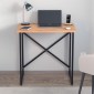 Γραφείο εργασίας Verne Megapap χρώμα pine oak 75x52x73,8εκ.