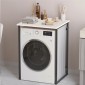 Έπιπλο πλυντηρίου Doyle Megapap χρώμα λευκό 67x60x92,8εκ.