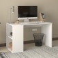 Γραφείο εργασίας Smyrna Megapap χρώμα λευκό 120x60x74,4εκ.