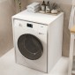 Έπιπλο πλυντηρίου Pinar Megapap χρώμα λευκό 65,5x60x88,6εκ.