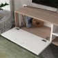 Έπιπλο τηλεόρασης Ceren Megapap χρώμα λευκό - cordoba 149,5x31x131,6εκ.