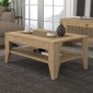 Τραπεζάκι σαλονιού Madura Megapap από μελαμίνη χρώμα sapphire oak 90x60x40εκ.