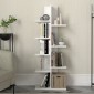 Βιβλιοθήκη μελαμίνης Tree Megapap χρώμα λευκό 45x21,4x113εκ.