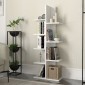 Βιβλιοθήκη μελαμίνης Tree Megapap χρώμα λευκό 45x21,4x113εκ.