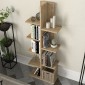 Βιβλιοθήκη Tree Megapap χρώμα sapphire oak 45x21,4x121,8εκ.