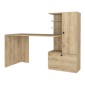 Γραφείο εργασίας Merino Megapap χρώμα sapphire oak 149,5x61,8x120εκ.