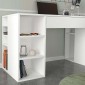 Γραφείο εργασίας Pontus Megapap χρώμα λευκό 145x60x74,4εκ.